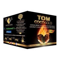 TOM Coco Gold - C26 1kg Kohle - Shishakohle