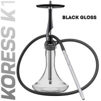 Koress Hookah | K1 | Black Gloss